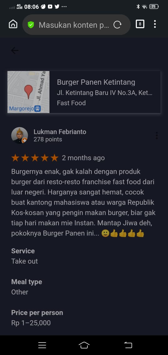 Testimoni-Burger-Panen-Lukman