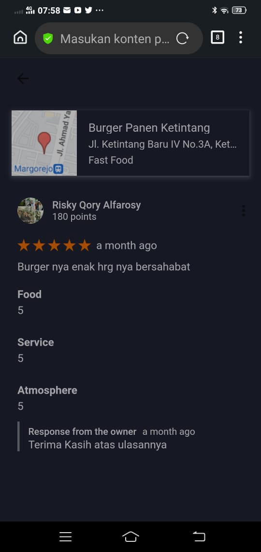 Testimoni-Burger-Panen-Risly